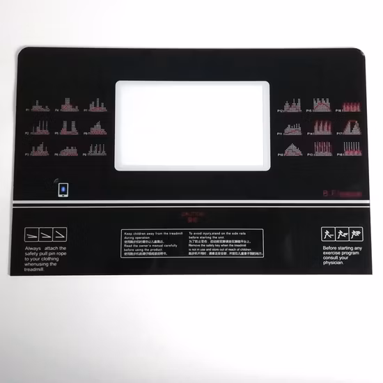 Gehärtetes Glas-Touchpanel. Verwenden Sie Glas