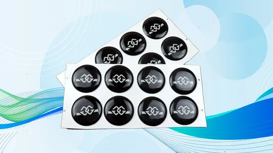 Kuppelaufkleber-Epoxid-Aufkleberdruck